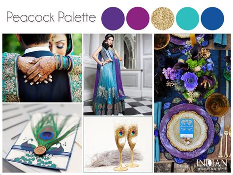 peacock wedding colors|peacock wedding colors palette.